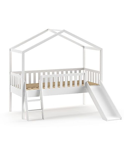 VIPACK LETTO DALLAS BIANCO RIALZATO