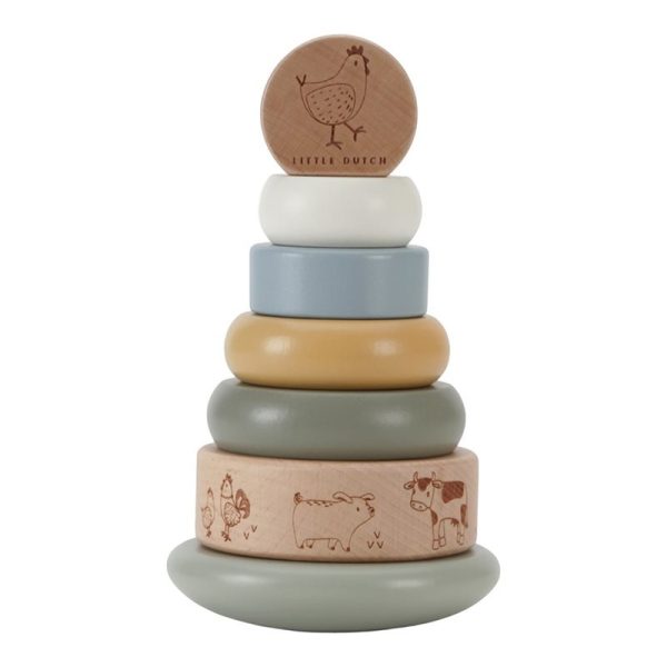 _LITTLE DUTCH ROCKING RING STACKER WOOD