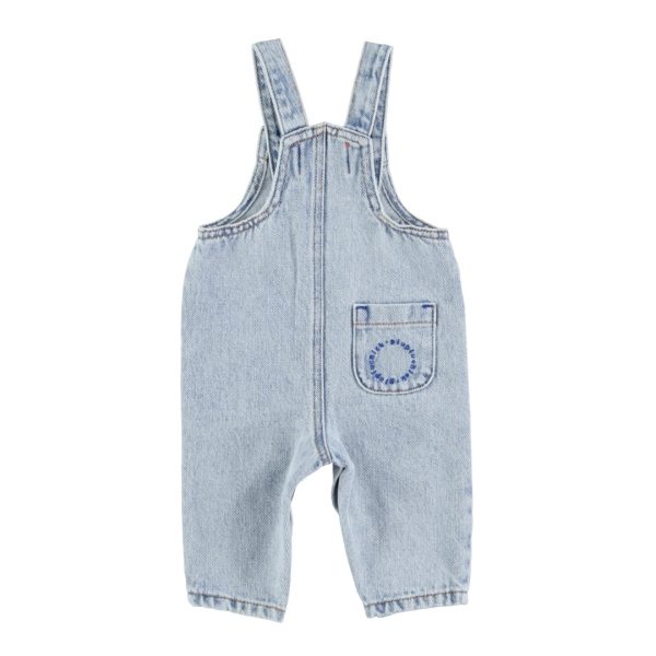 PIUPIUCHICK_DUNGAREES WASHED BLUE DENIM