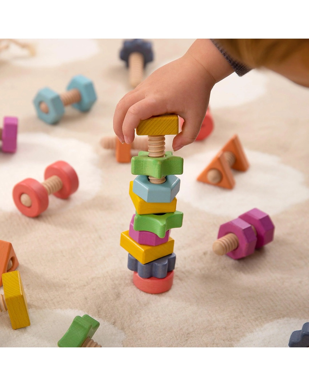 TICKIT_GIOCO DADI E BULLONI ARCOBALENO