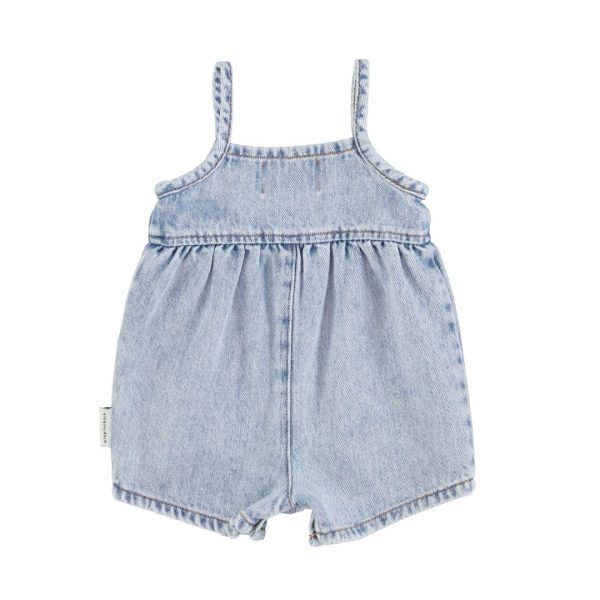 PIUPIUCHICK_SHORT DUNGAREES WASHED BLUE DENIM
