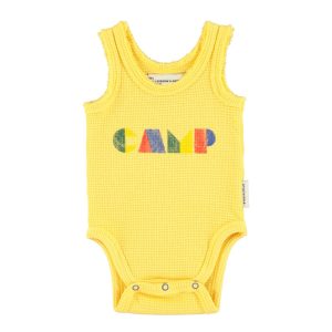 PIUPIUCHICK_BODYSUIT YELLOW | CAMP