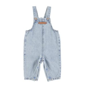 PIUPIUCHICK_DUNGAREES WASHED BLUE DENIM