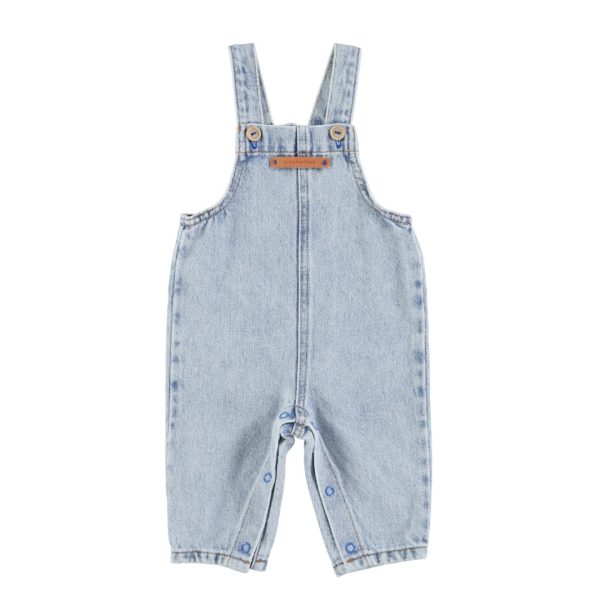 PIUPIUCHICK_DUNGAREES WASHED BLUE DENIM