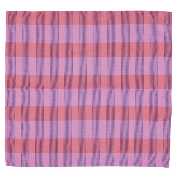 PIUPIUCHICK_BANDANA LAVANDER CHECKERED