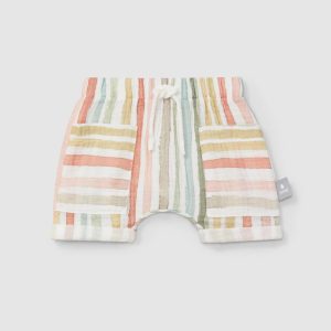 SNUG_MULTICOLOR STRIPED SHORTS