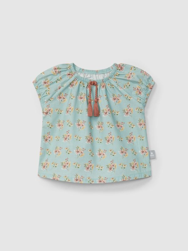 SNUG_FLORAL PRINT BLOUSE