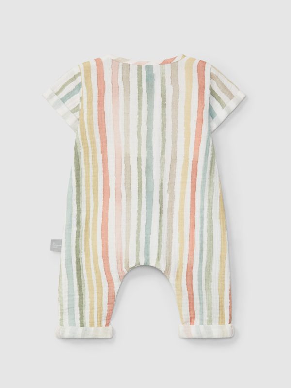 SNUG_MULTI COLOUR  STRIPED JUMPSUIT