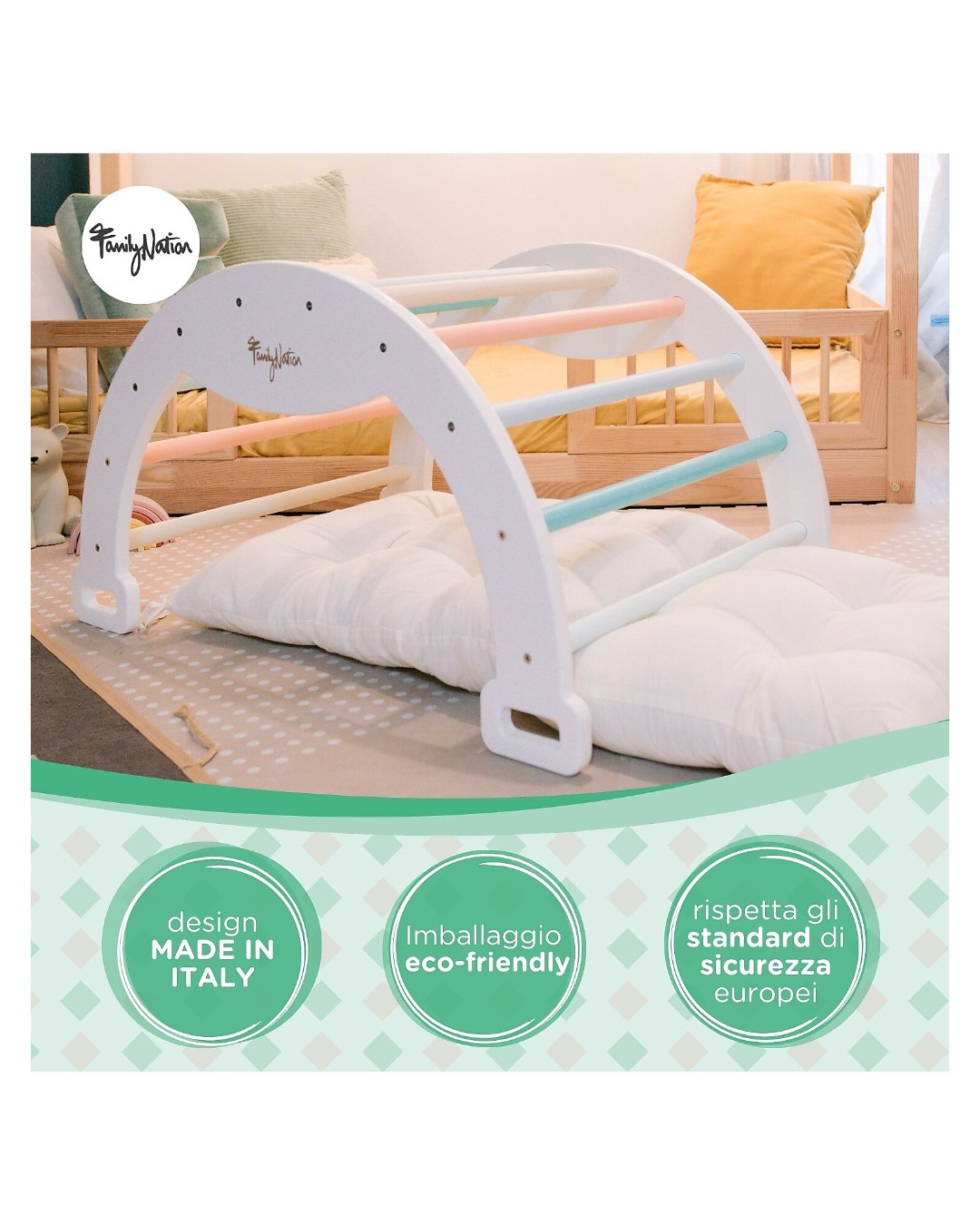 FAMILY NATION CUSCINO PER ARCO MONTESSORI