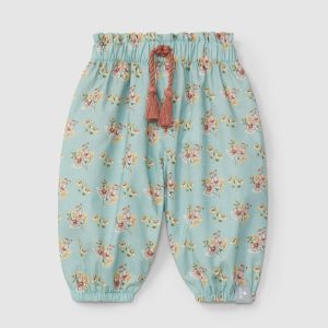 SNUG_FLORAL PRINT PULL-UP PANTS