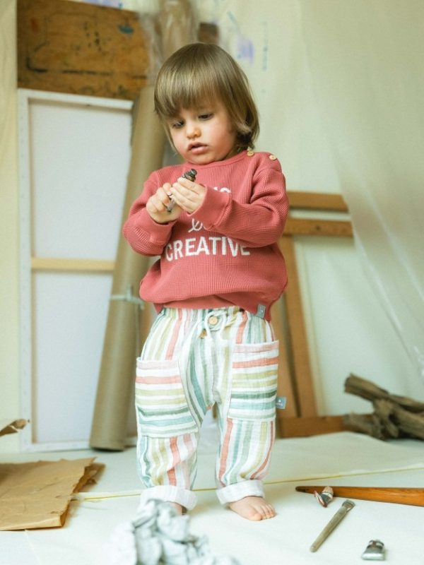 SNUG_MULTICOLOR STRIPED PANTS