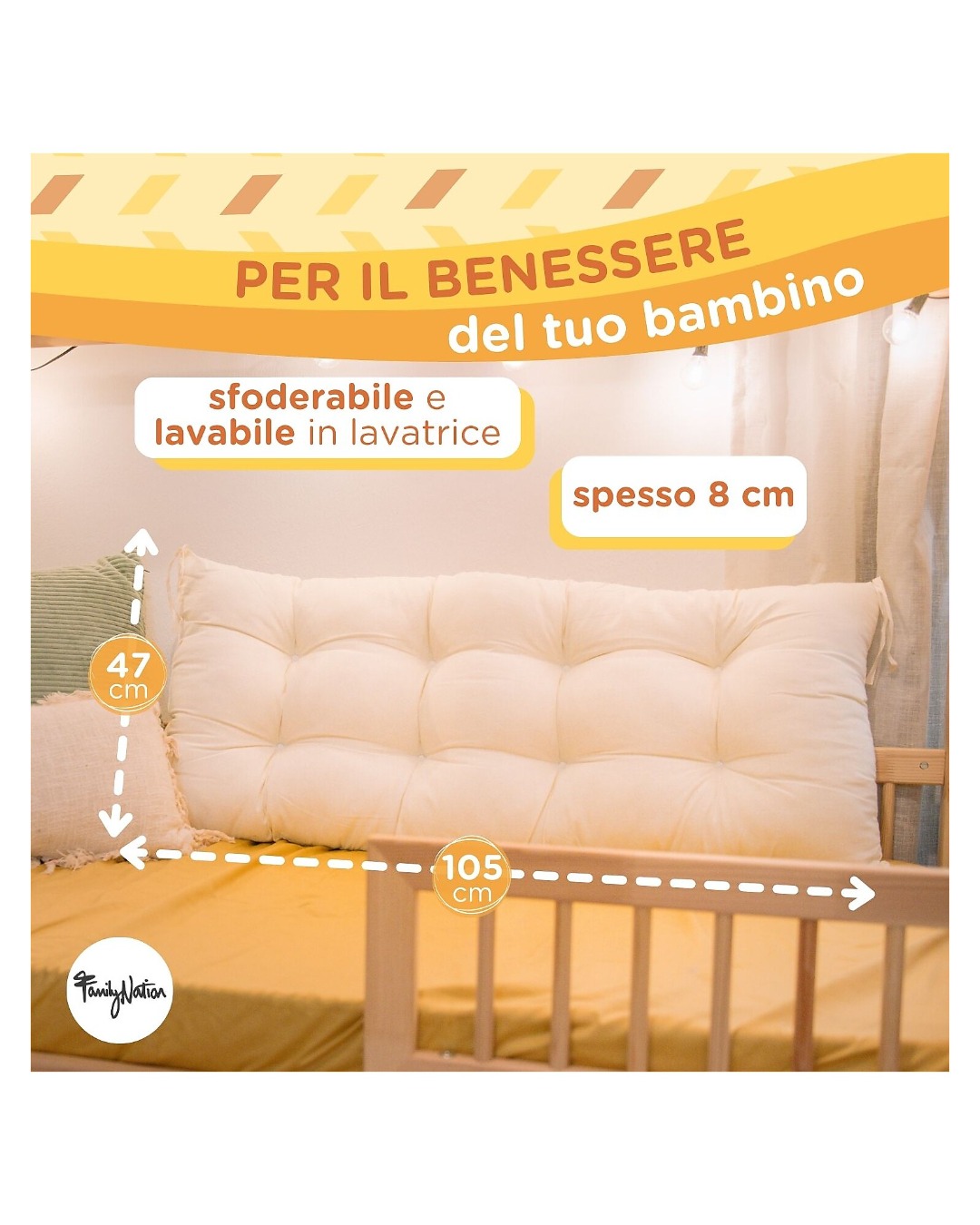 FAMILY NATION CUSCINO PER ARCO MONTESSORI
