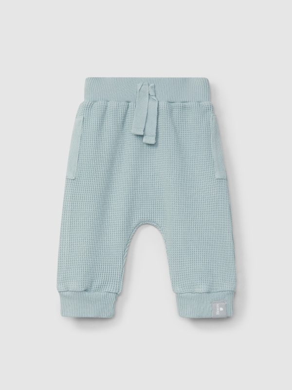 SNUG_WAFFLE WEAVE PANTS
