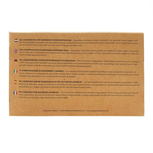 HAPPY BEAR COPPETTE ASSORBILATTE RIUTILIZZABILI