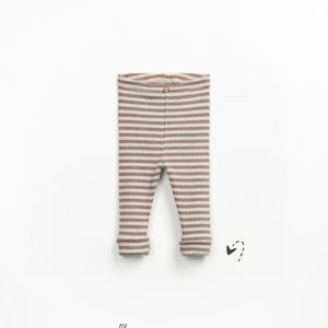 PLAY UP  S/S25 LEGGINS IN MAGLIA A RIGHE