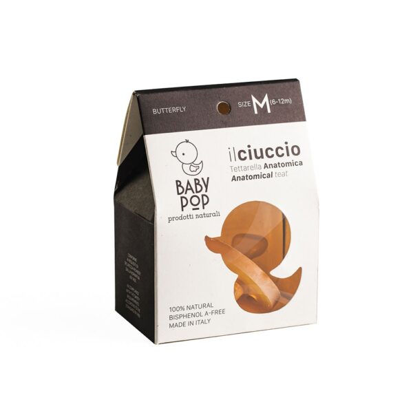BABY POP IL CIUCCIO GOMMA 100% NATURALE