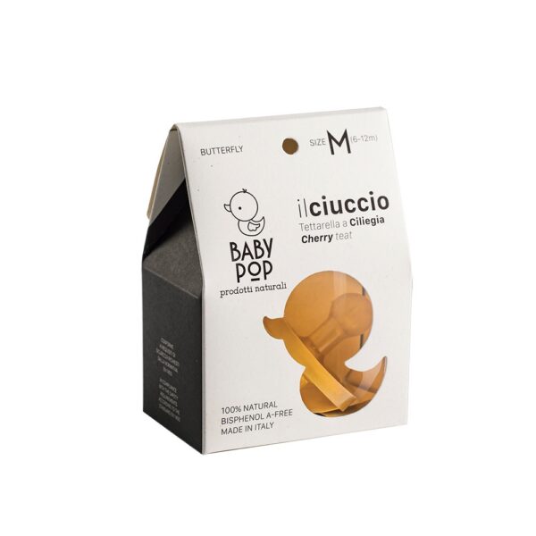 BABY POP IL CIUCCIO GOMMA 100% NATURALE