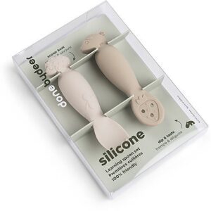 DONE BY DEER CUCCHIAI SILICONE DA APPRENDIMENTO 2PZ