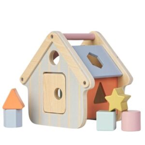 SARO CASETTA CON FORME IN LEGNO