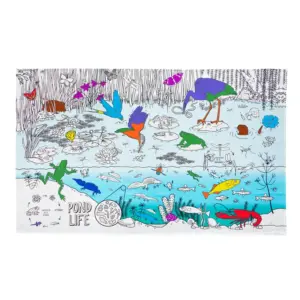 EAT SLEEP DOODLE TOVAGLIA DA COLORARE