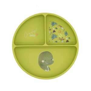 SASSI PIATTO CON SCOMPARTI IN SILICONE